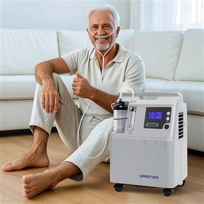 Clinica Longfian 5 litri Usa il concentratore del concentratore di ossigeno O2